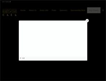 Tablet Screenshot of heartsandstarsgala.com